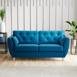 Edison 3 Seater Sofa Light Feet Marine from Roseland Furniture