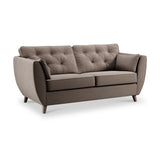Edison 3 Seater Sofa Dark Feet Mole from Roseland Furniture