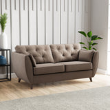 Edison 3 Seater Sofa Dark Feet Mole from Roseland Furniture