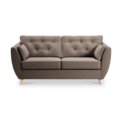 Edison Velvet 3 Seater Sofa
