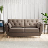 Edison 3 Seater Sofa Light Feet Mole from Roseland Furniture