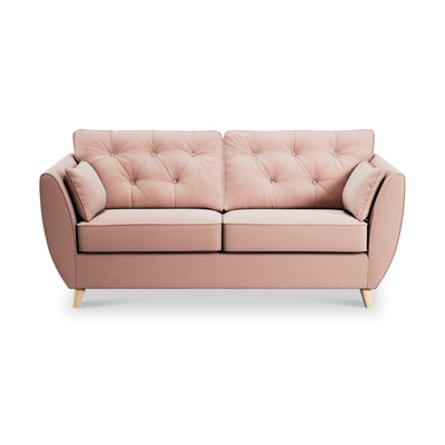 Edison Velvet 3 Seater Sofa