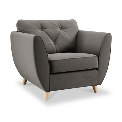 Edison Velvet Armchair
