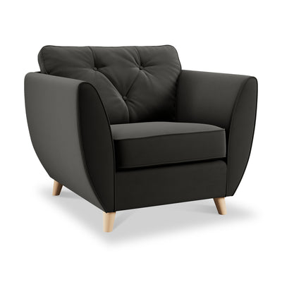 Edison Velvet Armchair
