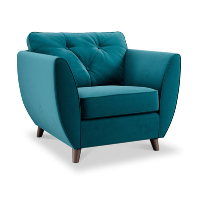 Edison Velvet Armchair