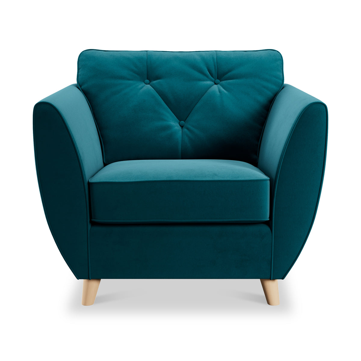 Edison Armchair Light Feet Mallard from Roseland Furniture