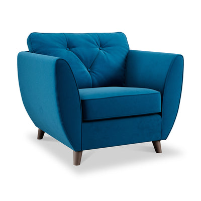 Edison Velvet Armchair