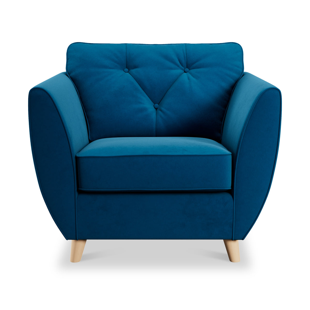 Edison Armchair Light Feet Marine from Roseland Furniture