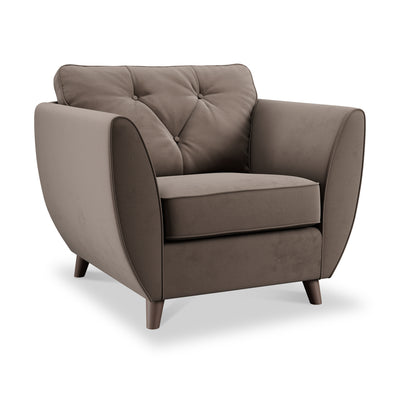 Edison Velvet Armchair