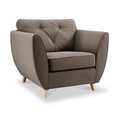 Edison Velvet Armchair