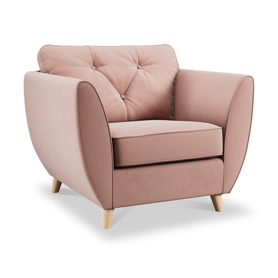 Edison Velvet Armchair