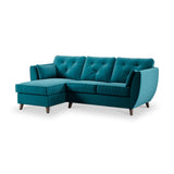 Edison Chaise LH Dark Feet Mallard from Roseland Furniture