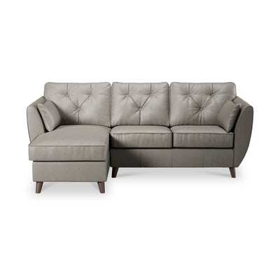 Edison Leather Chaise Sofa