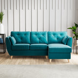 Edison Chaise RH Light Feet Mallard from Roseland Furniture