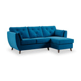 Edison Chaise RH Dark Feet Marine from Roseland Furniture