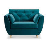 Edison Snuggle Chair Light Feet Mallard from Roseland Furniture