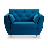 Edison Snuggle Chair Light Feet Marine from Roseland Furniture