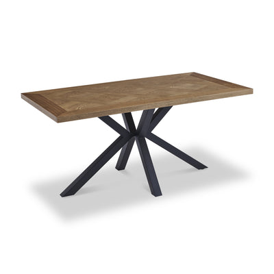 Ingrid Oak Parquet 160cm Dining Table