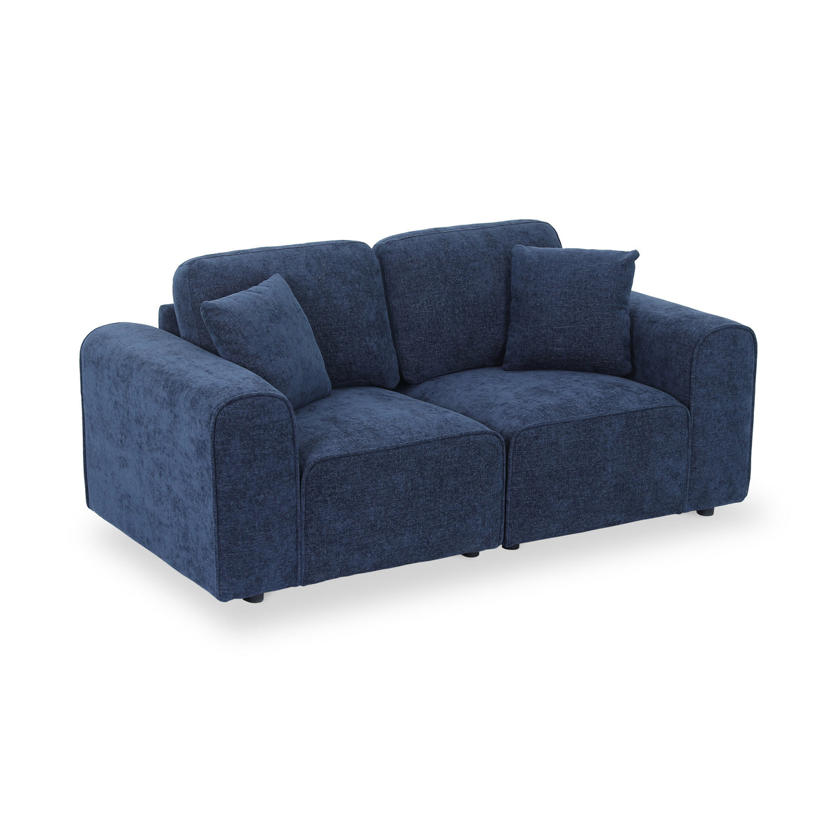 Hugo 2 Seater Sofa Deep Blue from Roseland Furniture