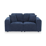 Hugo 2 Seater Sofa Deep Blue from Roseland Furniture