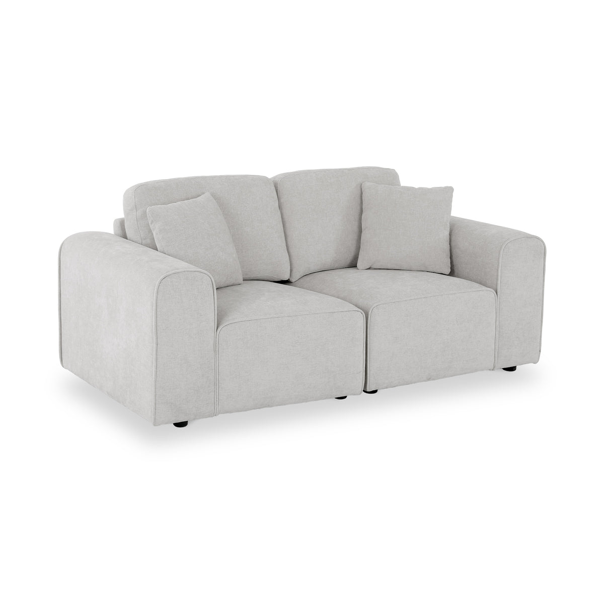 Hugo 2 Seater Sofa Fog Angle1 from Roseland Furniture