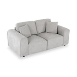 Hugo 2 Seater Sofa Fog Angle1 from Roseland Furniture