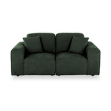 Hugo 2 Seater Sofa Moss Angle1 from Roseland Furniture