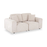 Hugo 2 Seater Sofa Natural Haze Angle1 from Roseland Furniture