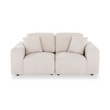 Hugo 2 Seater Sofa Natural Haze Angle1 from Roseland Furniture
