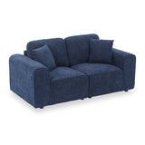 Hugo 3 Seater Sofa Deep Blue from Roseland Furniture