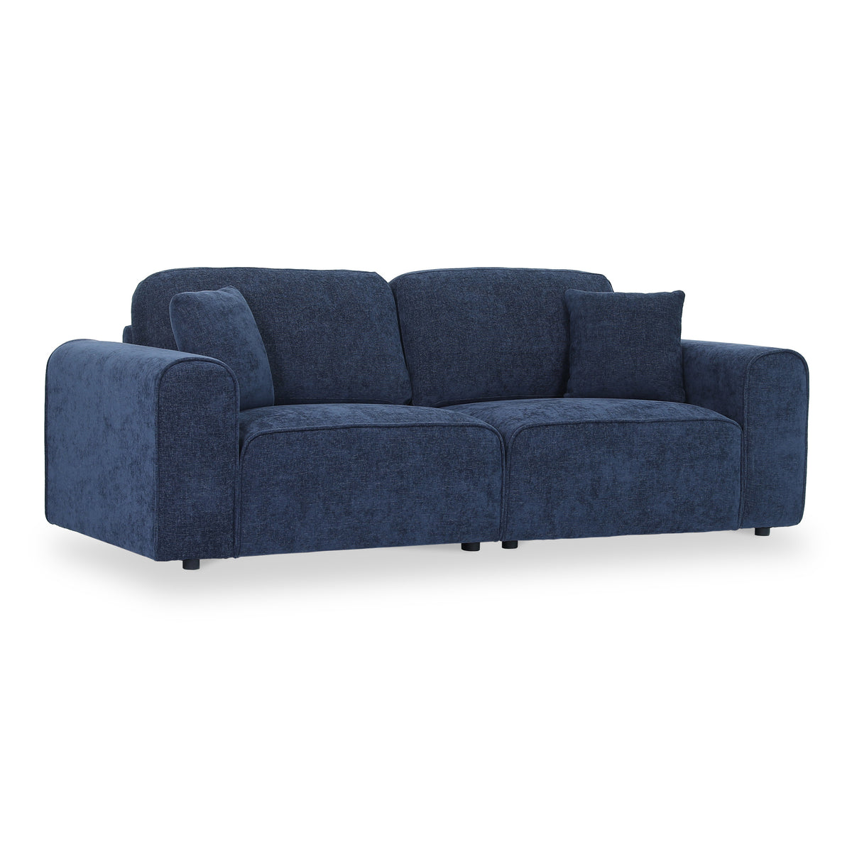 Hugo 4 Seater Sofa Deep Blue from Roseland Furniture