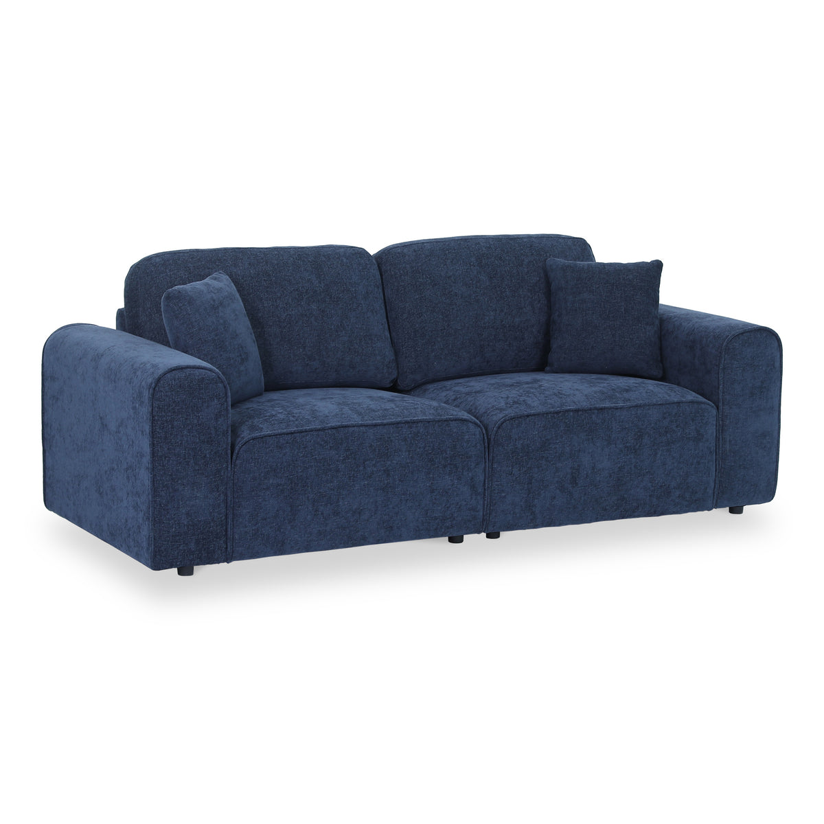 Hugo 4 Seater Sofa Deep Blue from Roseland Furniture