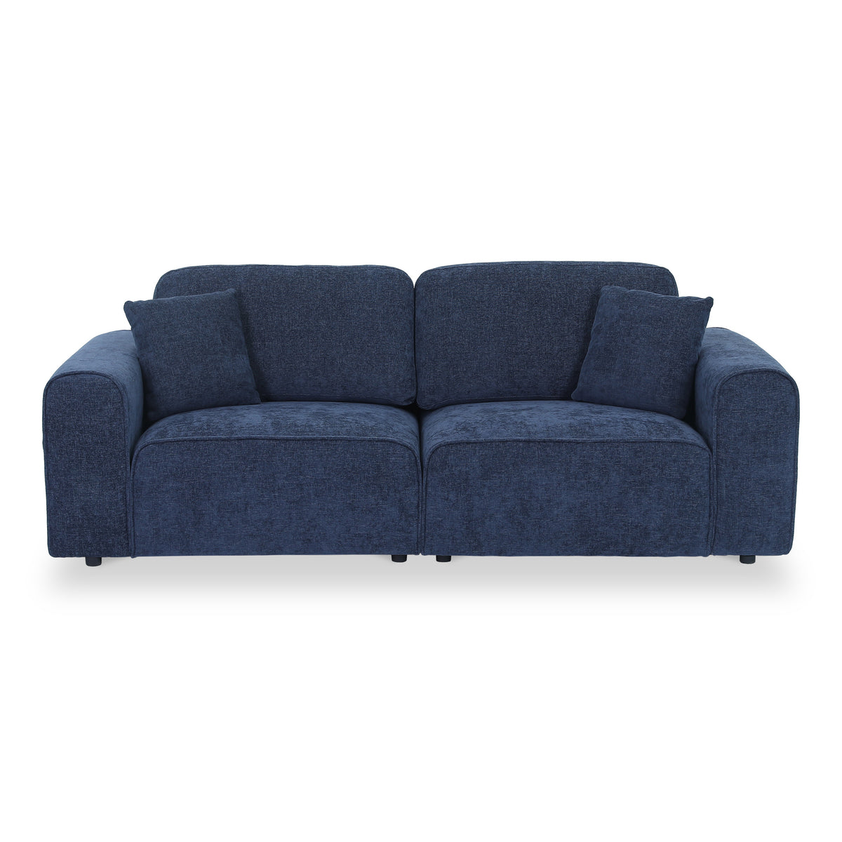 Hugo 4 Seater Sofa Deep Blue from Roseland Furniture