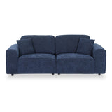 Hugo 4 Seater Sofa Deep Blue from Roseland Furniture