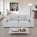 Hugo Fog Grey 4 Seater Sofa from Roseland Furniture