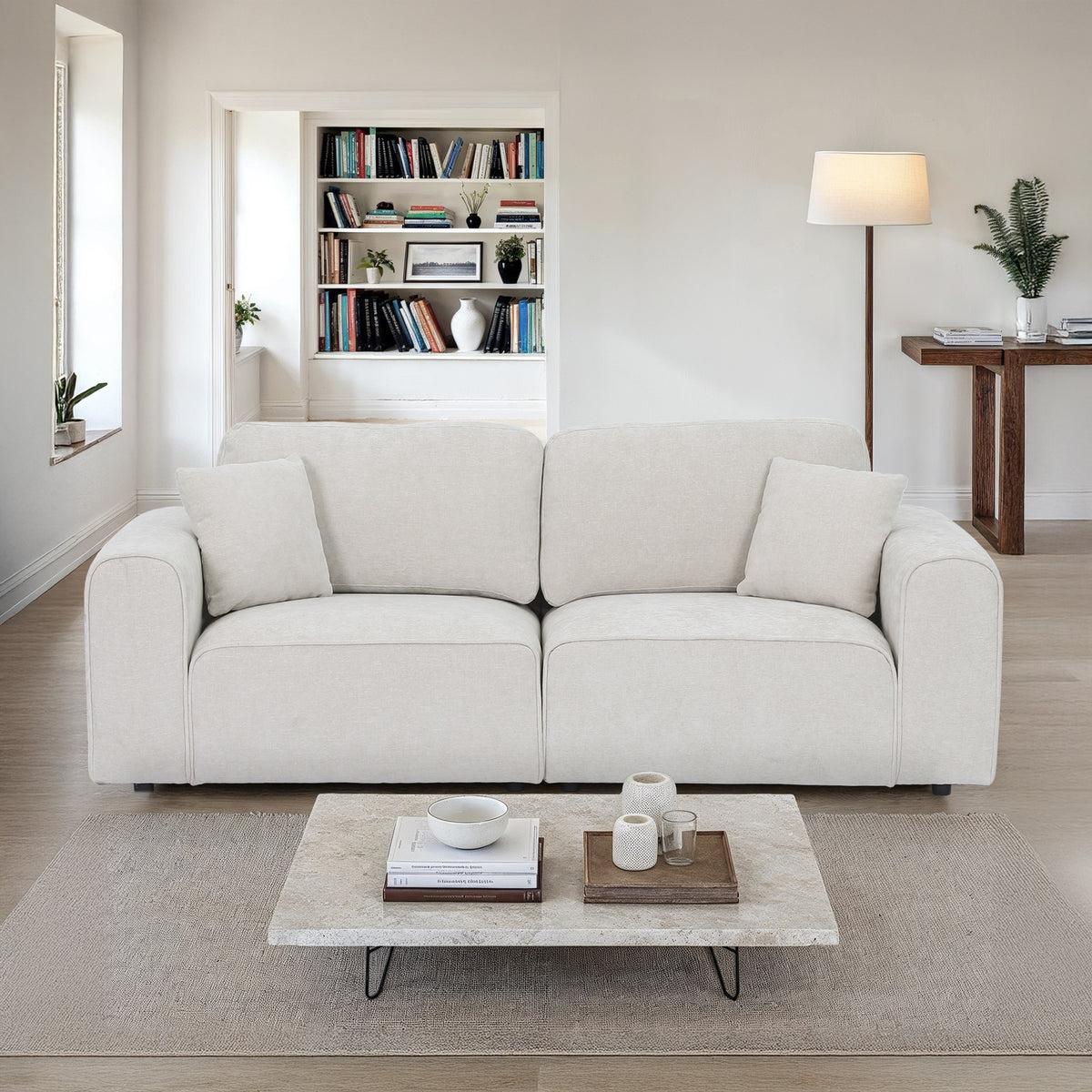 Hugo Natural Haze 4 Seater Sofa from Roseland Furniture