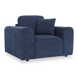 Hugo Armchair Deep Blue from Roseland Furniture