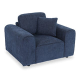 Hugo Armchair Deep Blue from Roseland Furniture
