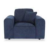 Hugo Armchair Deep Blue from Roseland Furniture