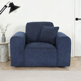 Hugo Deep Blue Armchair from Roseland Furniture