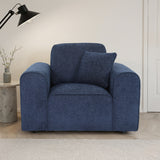 Hugo Armchair Deep Blue from Roseland Furniture