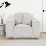 Hugo Natural Haze Armchair from Roseland Furniture