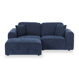 Hugo Chaise Sofa Deep Blue from Roseland Furniture