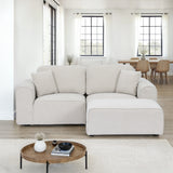 Hugo Natural Haze Chaise Sofa from Roseland Furniture