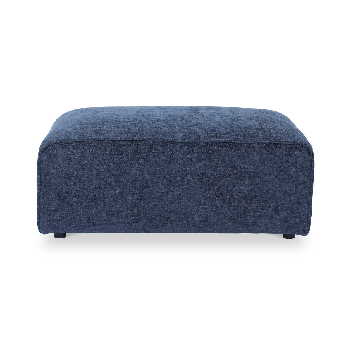 Hugo Footstool Deep Blue from Roseland Furniture