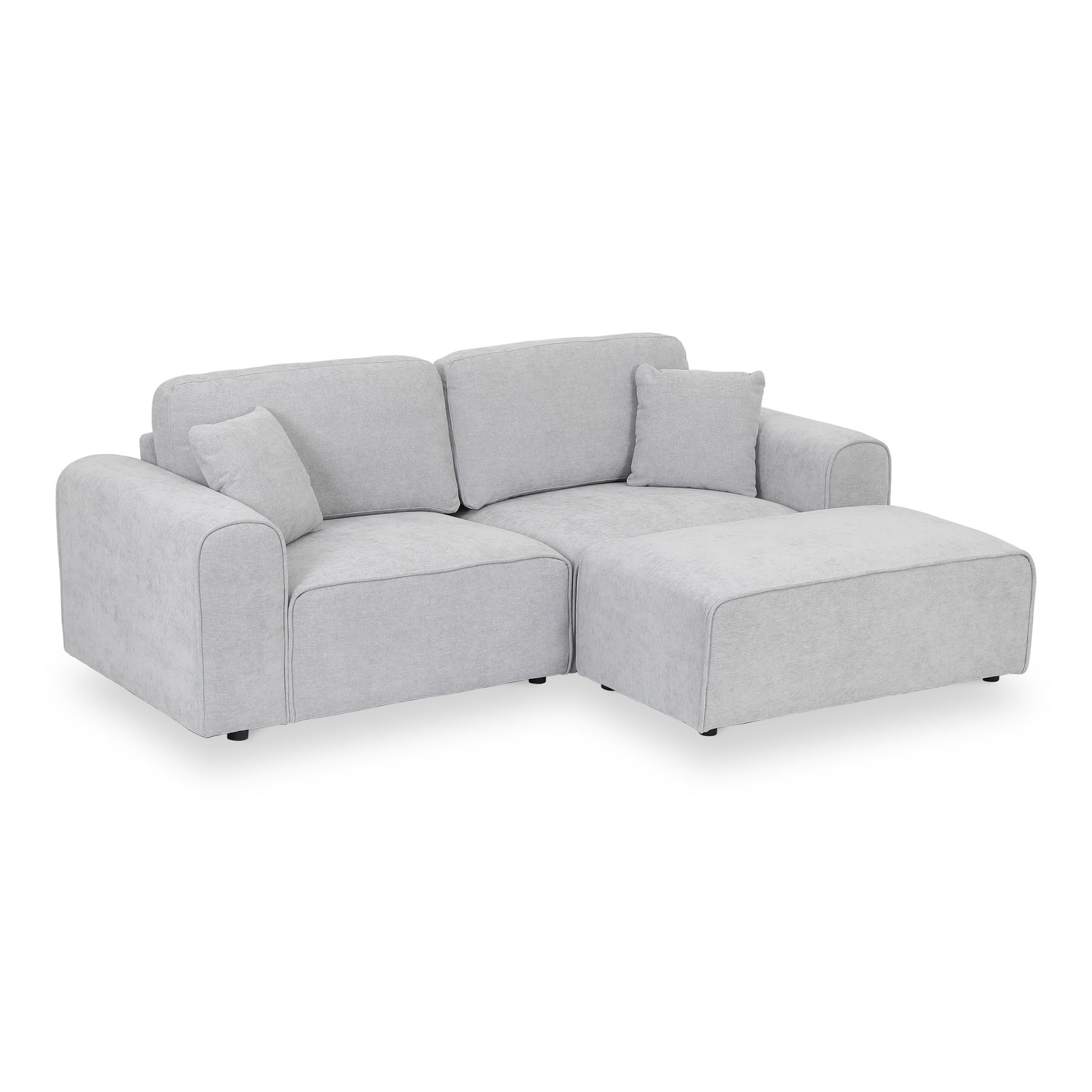 Hugo XL Chaise Sofa Fog from Roseland Furniture