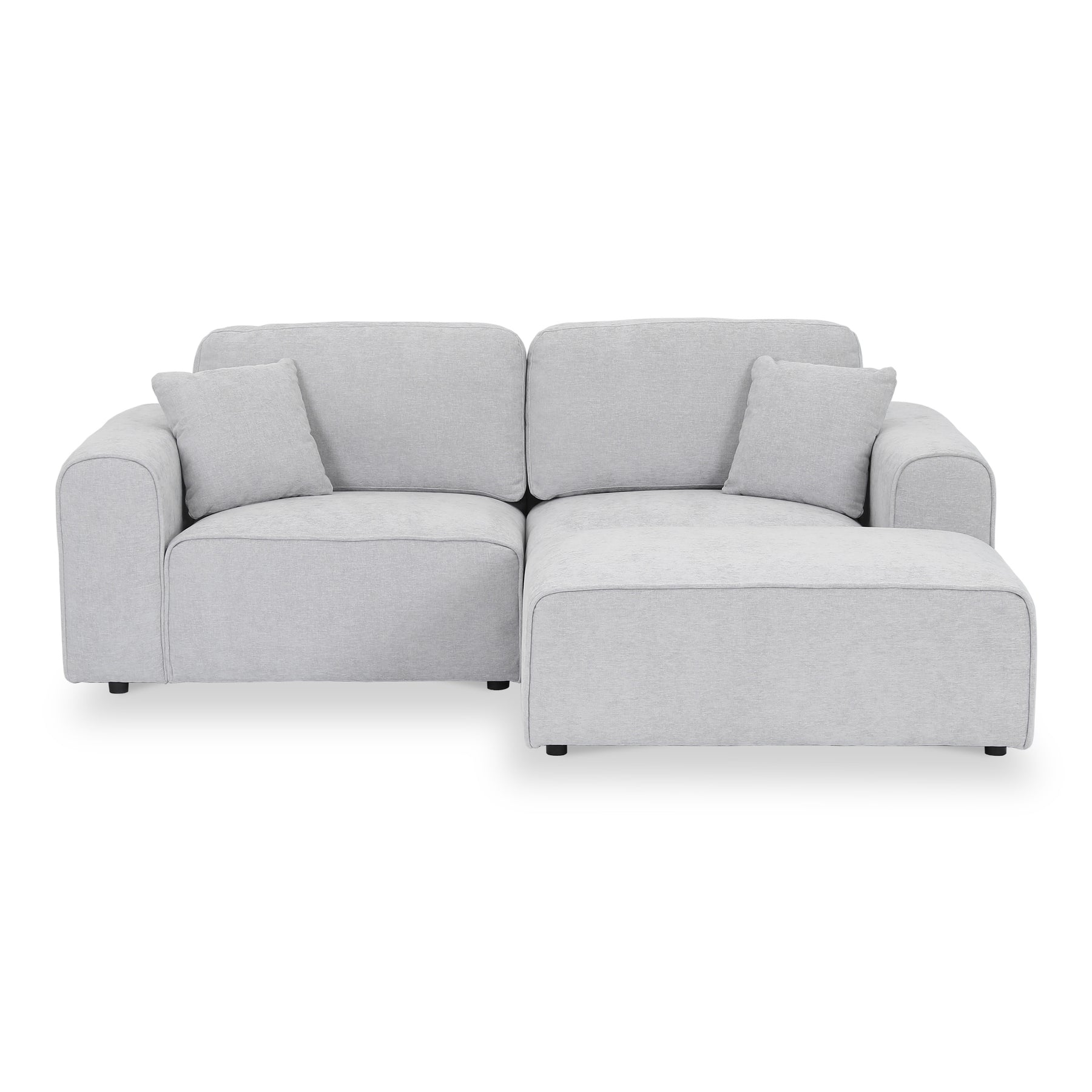 Hugo XL Chaise Sofa Fog from Roseland Furniture
