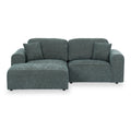 Hugo XL Chaise Sofa Moss from Roseland Furniture