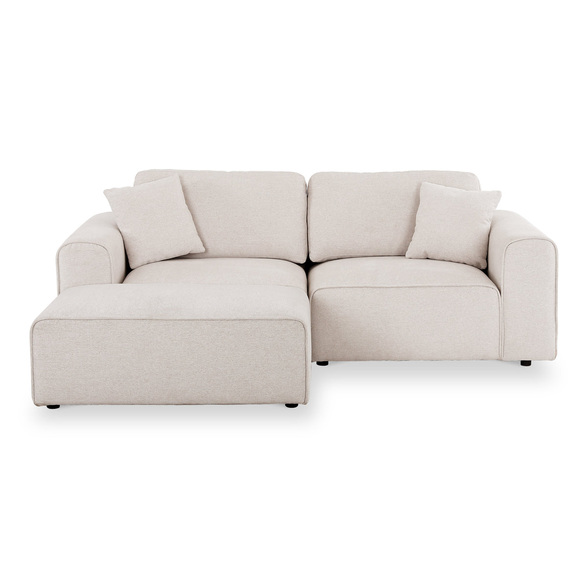 Hugo XL Chaise Sofa Natural Haze Angle1 from Roseland Furniture