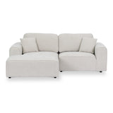 Hugo XL Chaise Sofa Natural Haze from Roseland Furniture
